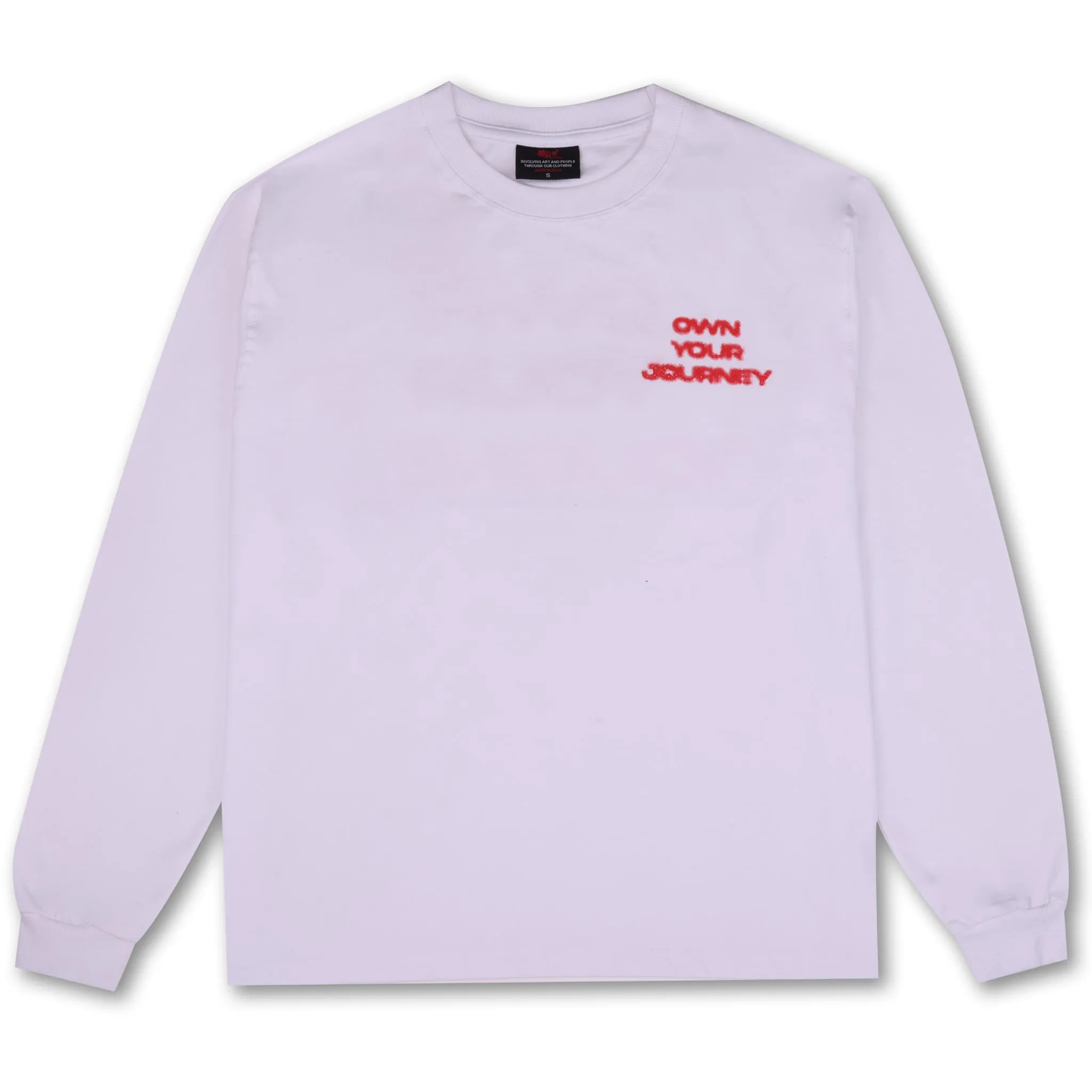 OWN YOUR JOURNEY LS (WHITE)