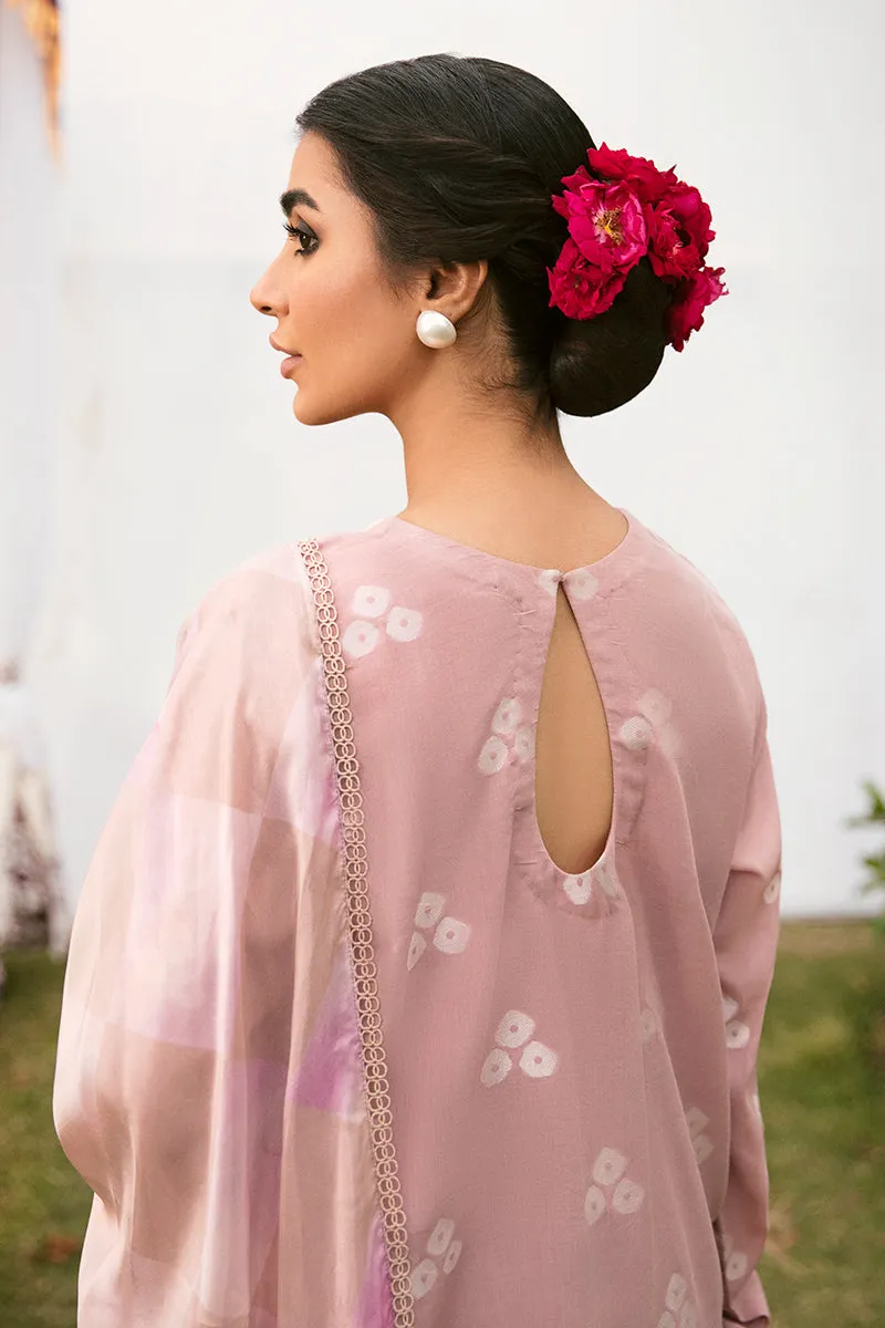 PALE MAUVE-3PC COTTON JACQUARD SUIT | EID LAWN-2 | CROSS STITCH
