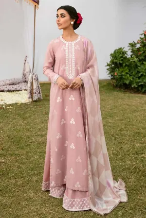 PALE MAUVE-3PC COTTON JACQUARD SUIT | EID LAWN-2 | CROSS STITCH