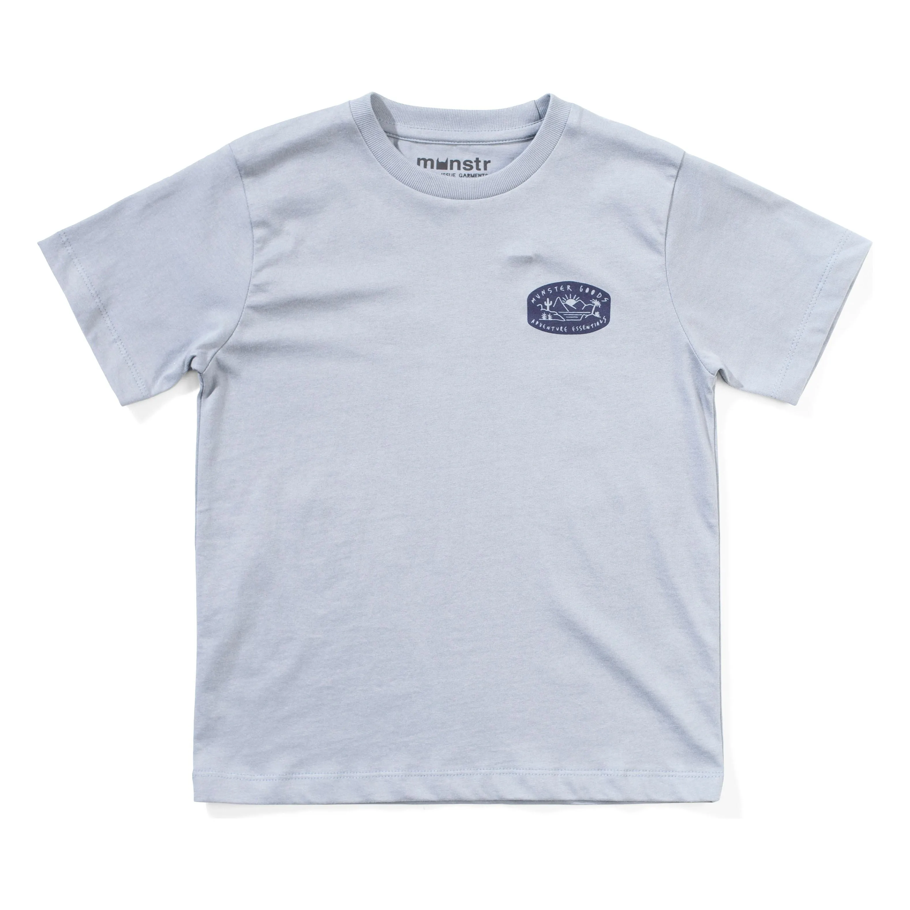 Palmlife Ss Tee - Mid Blue