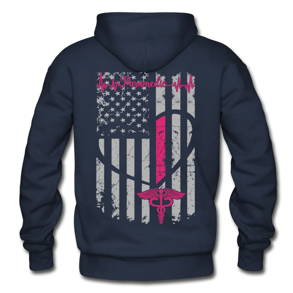 Paramedic Flag Gildan Heavy Blend Adult Hoodie