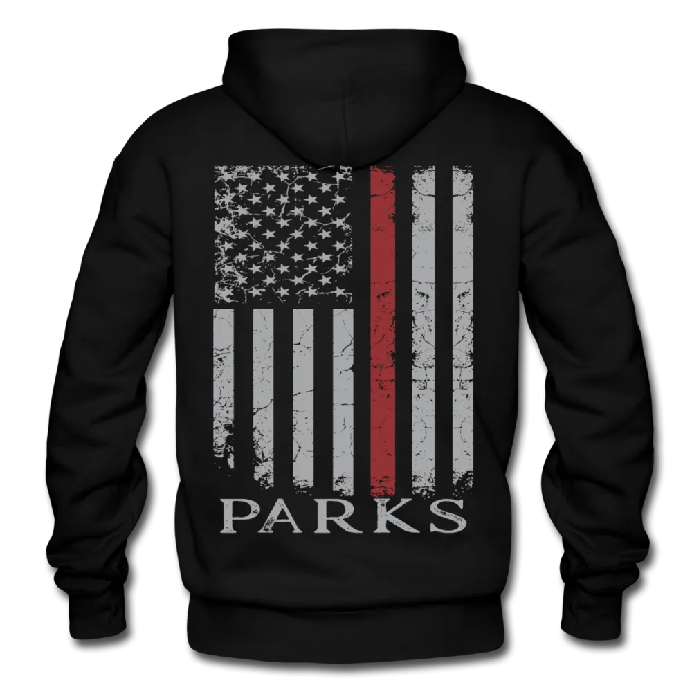 Parks Firefighter Gildan Heavy Blend Adult Hoodie