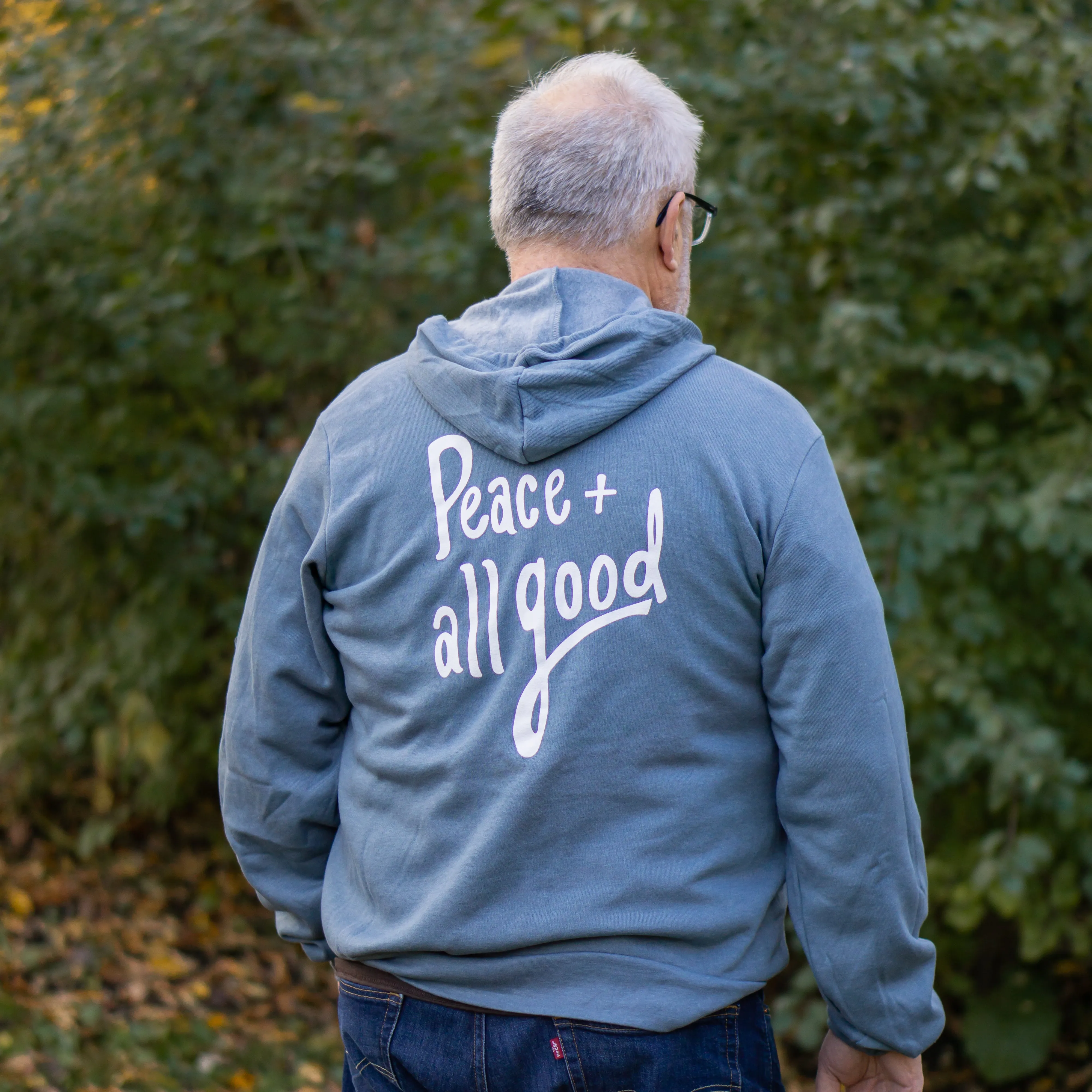 Peace   All Good - Zip Up - Slate