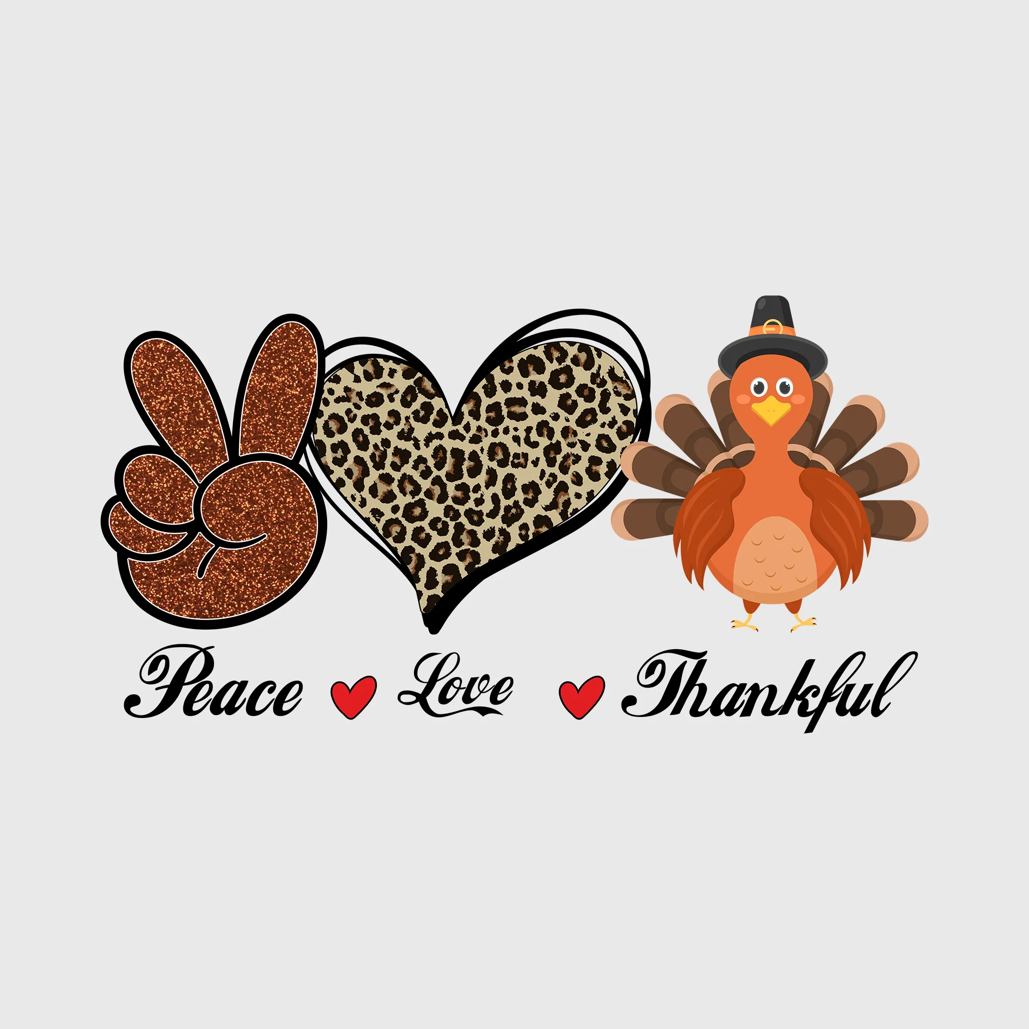 Peace, Love, and Thankful Transfer