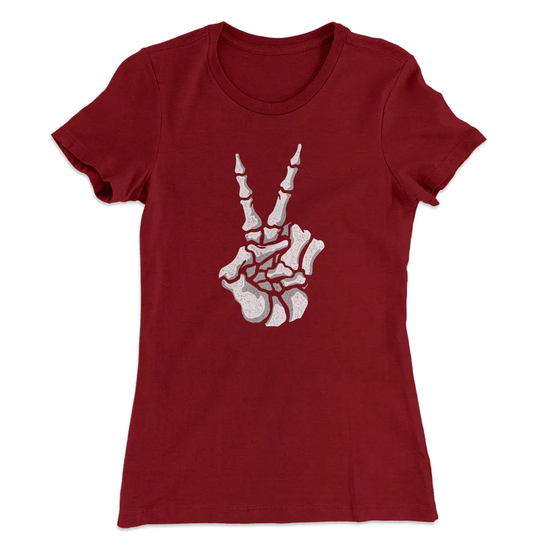 Peace Skeleton Hand Women's T-Shirt