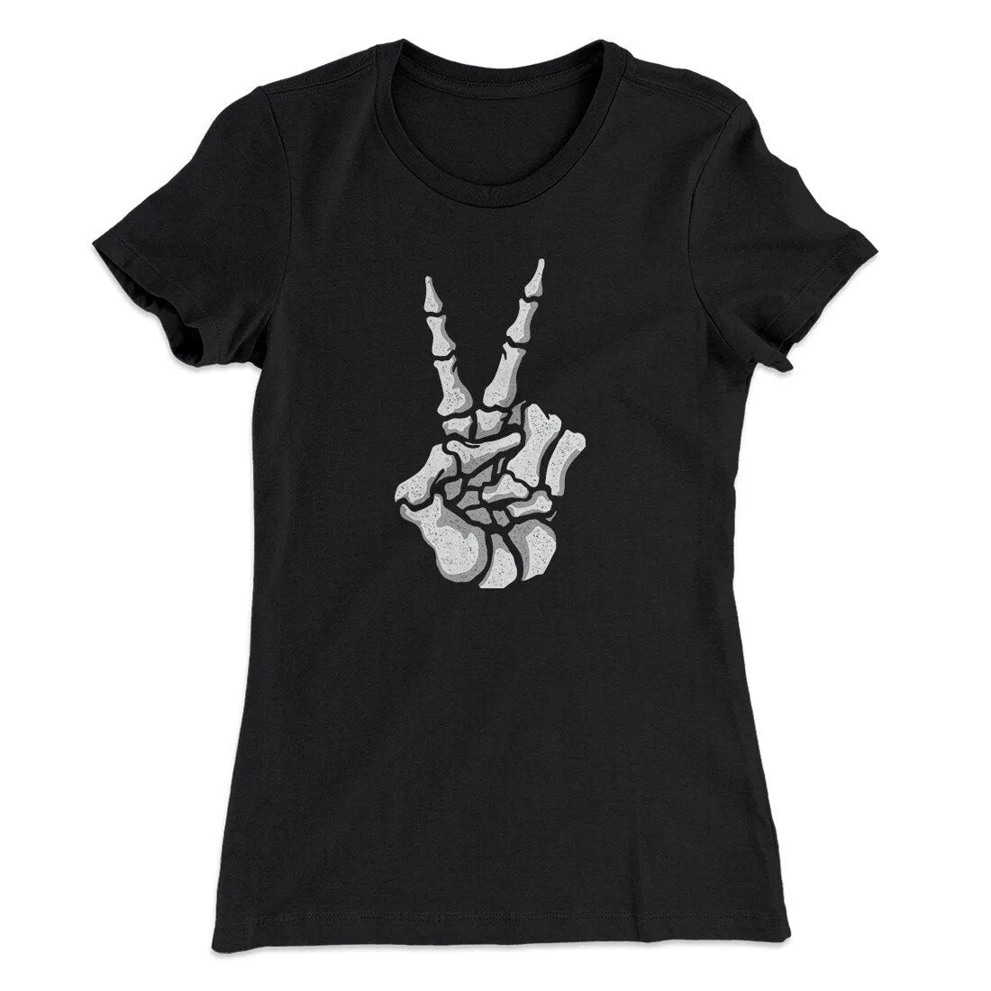 Peace Skeleton Hand Women's T-Shirt