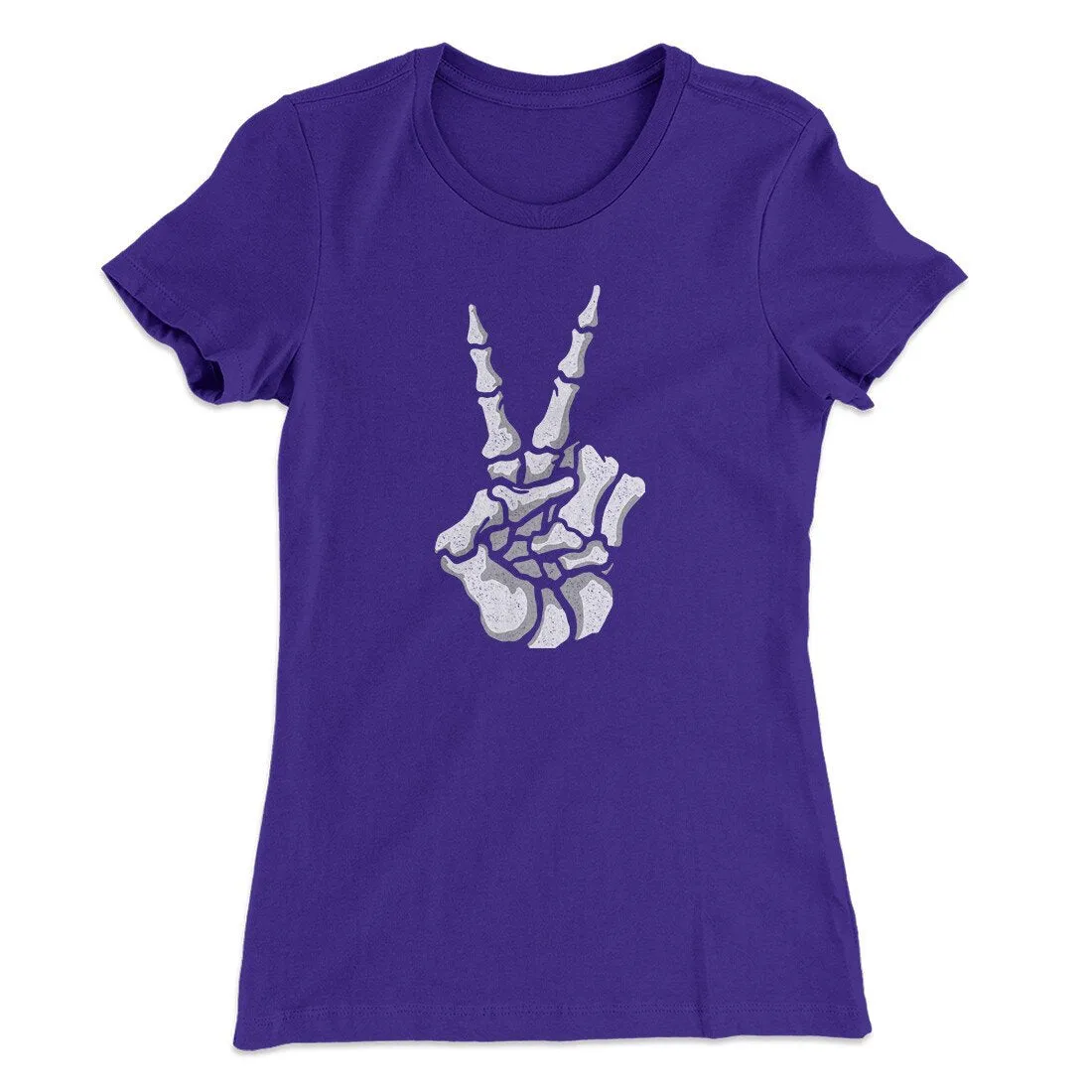 Peace Skeleton Hand Women's T-Shirt