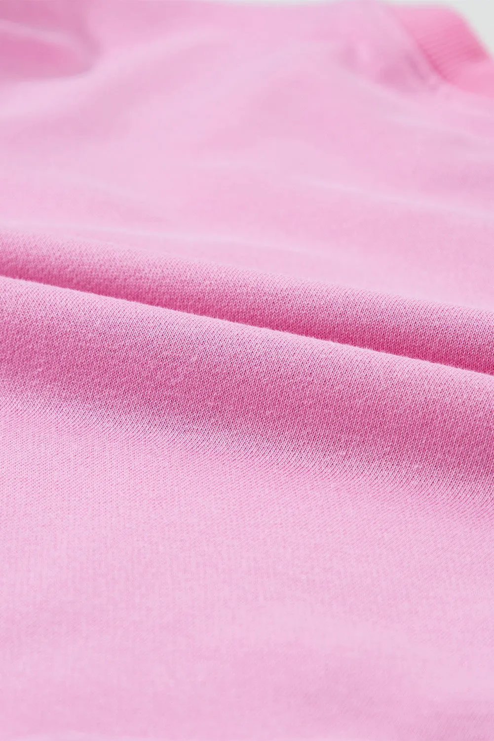 Pearl Detail Ribbed Sweatshirt