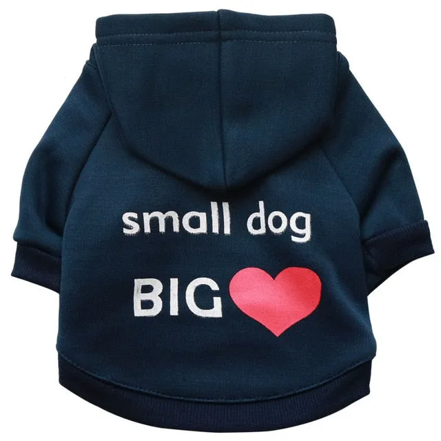 Pet Dog Cat Puppy Warm Security Clothes Hooded Sweaters Winter Coat Costume Clothes