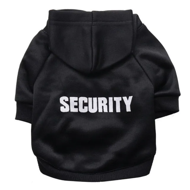 Pet Dog Cat Puppy Warm Security Clothes Hooded Sweaters Winter Coat Costume Clothes