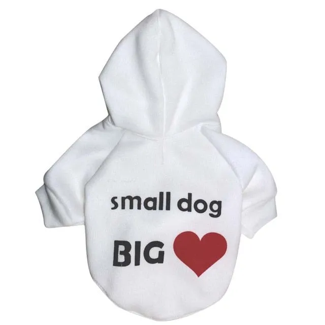 Pet Dog Cat Puppy Warm Security Clothes Hooded Sweaters Winter Coat Costume Clothes