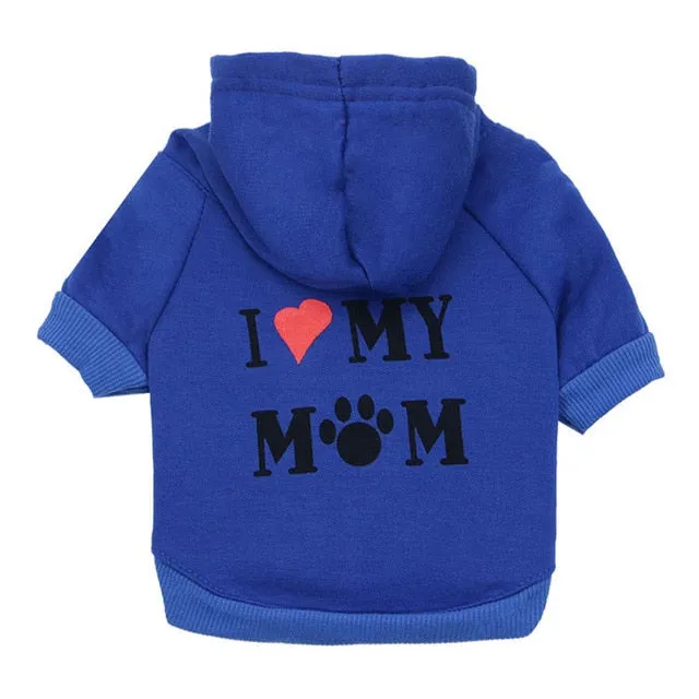 Pet Dog Cat Puppy Warm Security Clothes Hooded Sweaters Winter Coat Costume Clothes