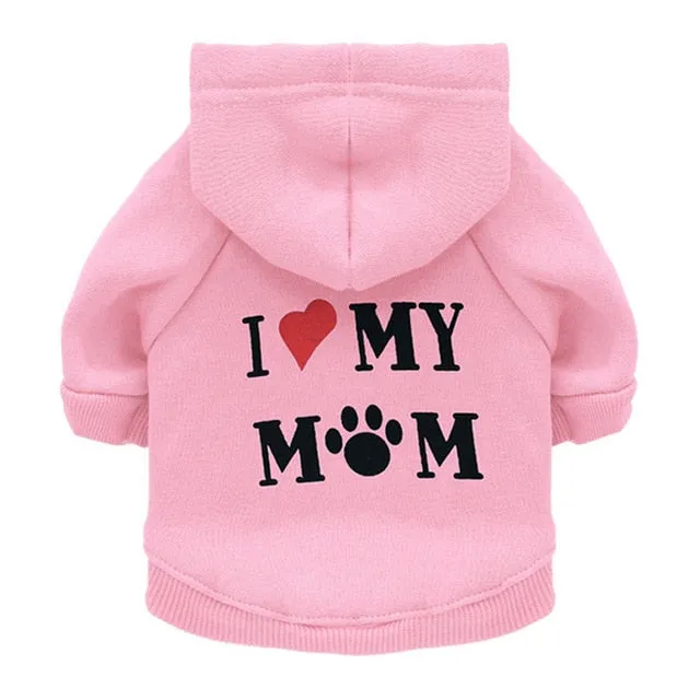 Pet Dog Cat Puppy Warm Security Clothes Hooded Sweaters Winter Coat Costume Clothes