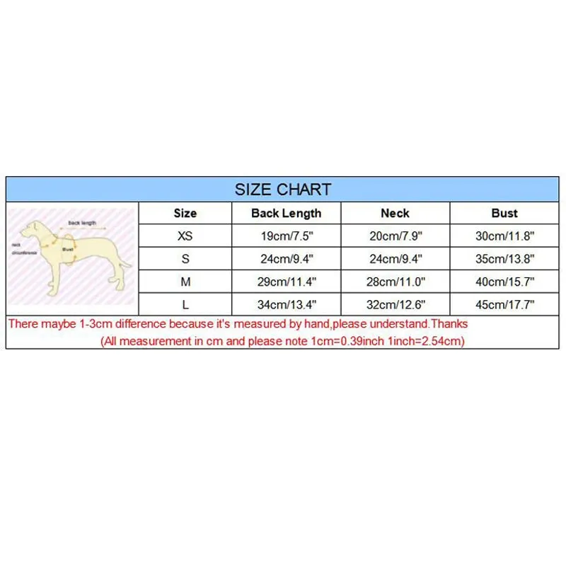 Pet Dog Cat Puppy Warm Security Clothes Hooded Sweaters Winter Coat Costume Clothes