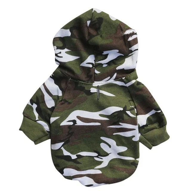 Pet Dog Cat Puppy Warm Security Clothes Hooded Sweaters Winter Coat Costume Clothes