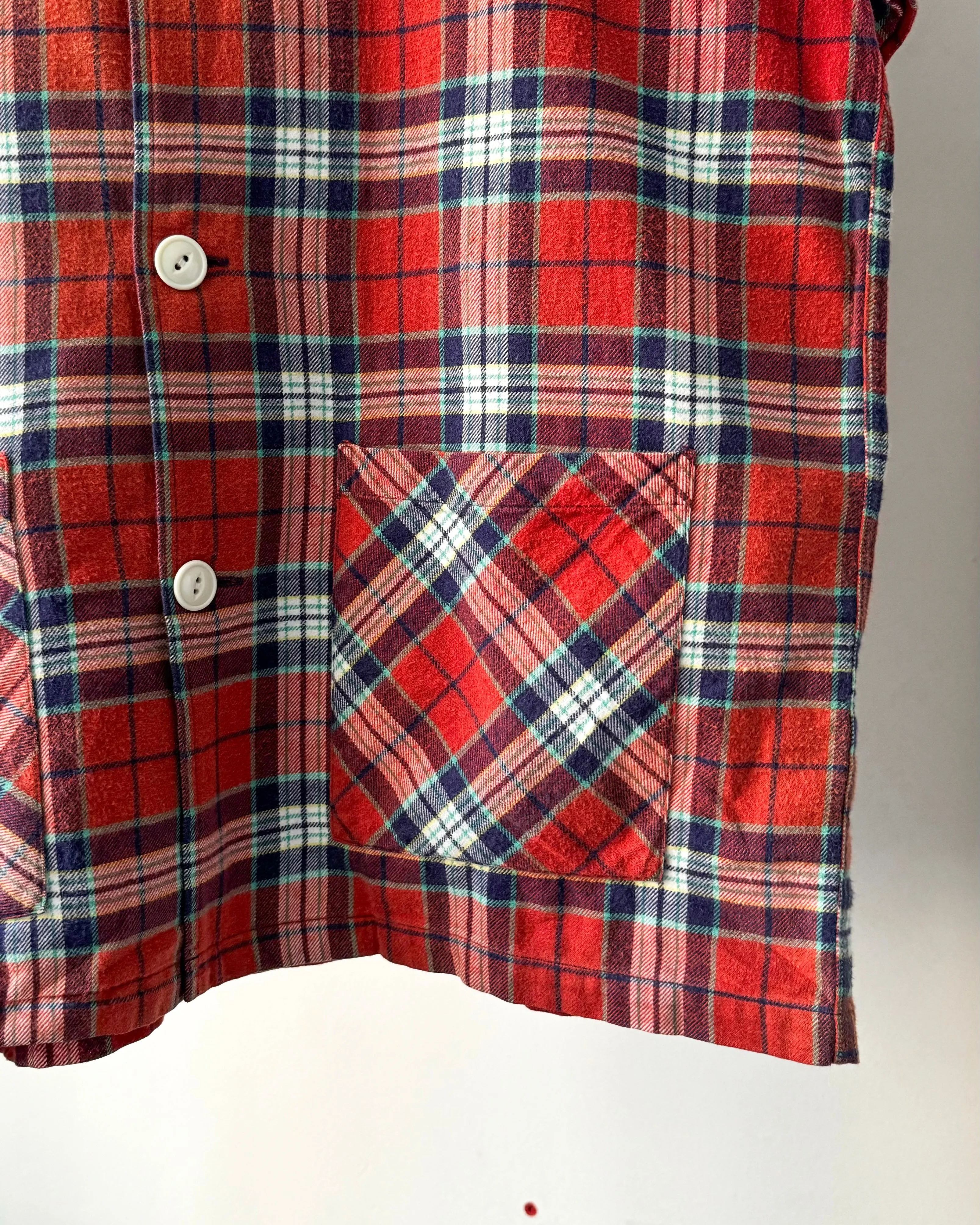 Plaid Boxy Shirt  (~M~)