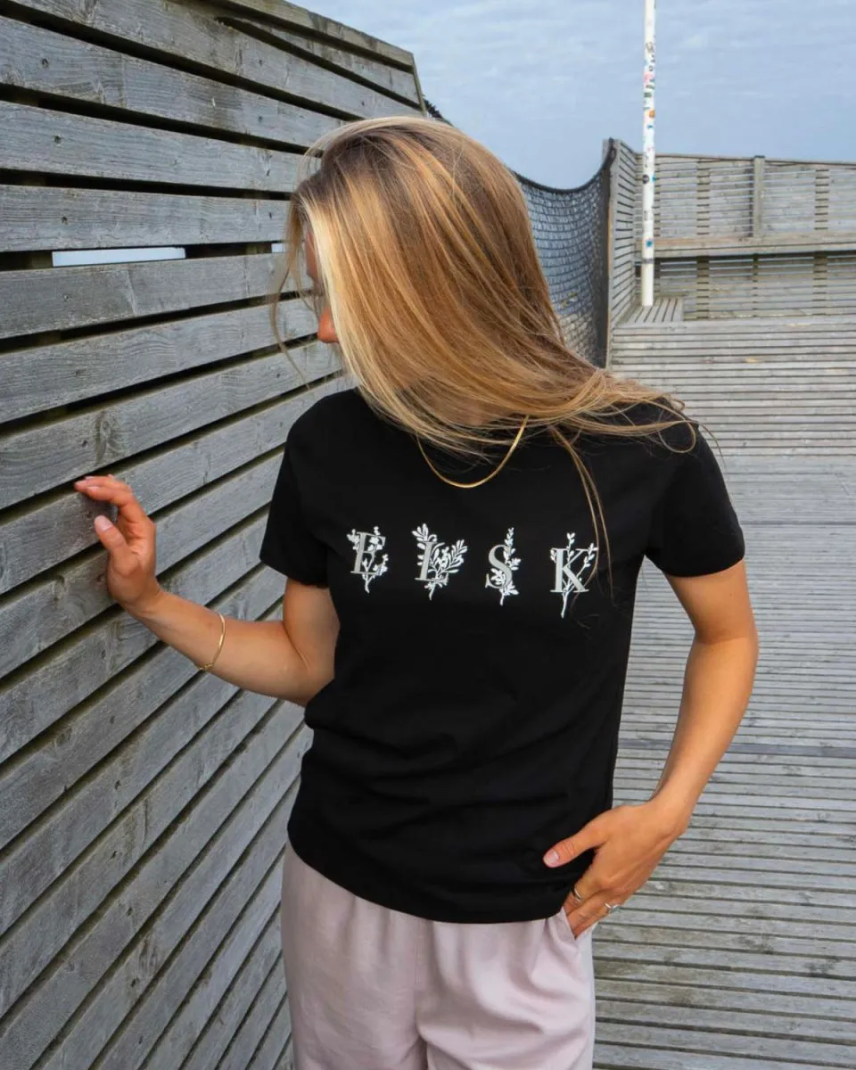 Porse Logo Women's Tee - Black