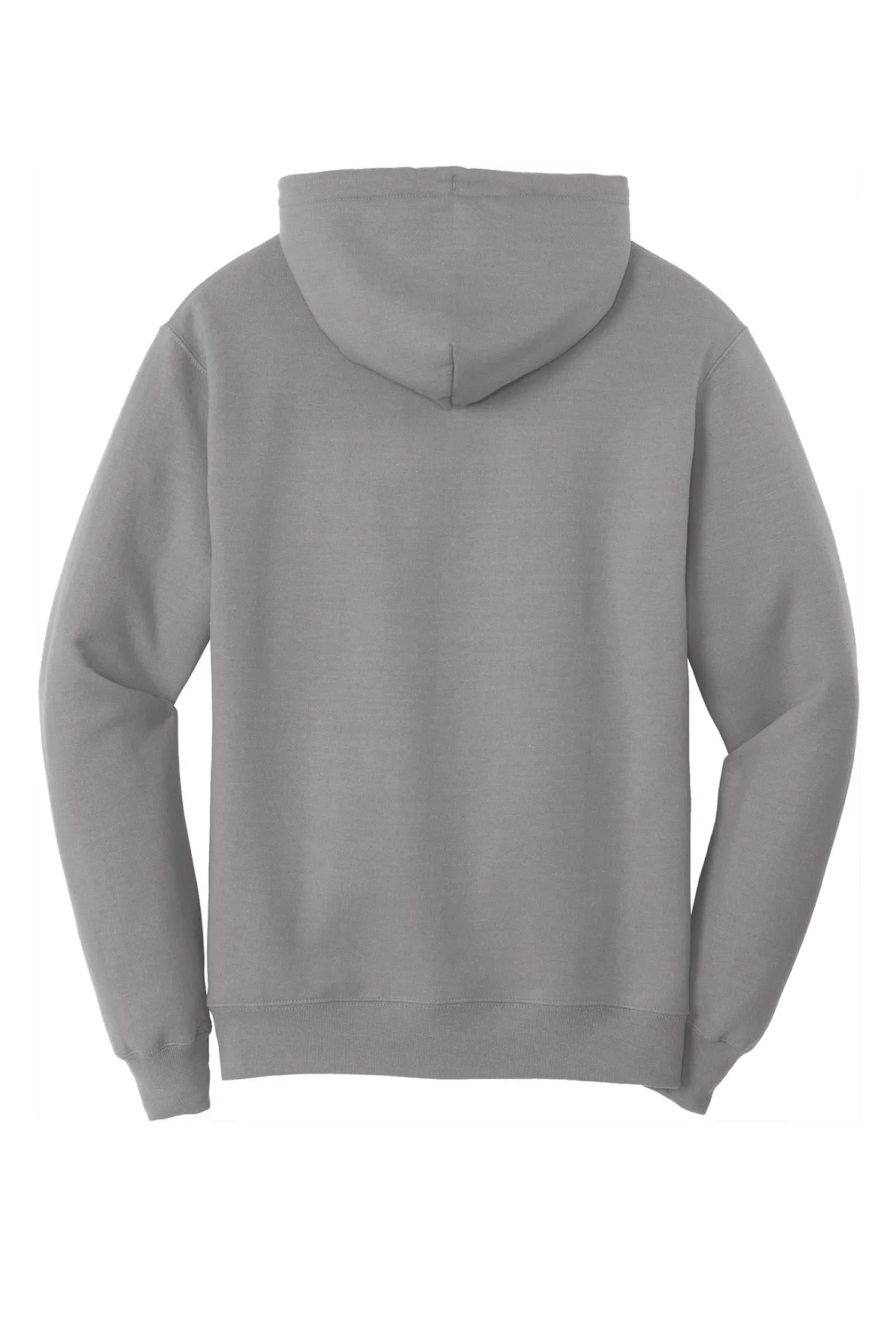 Port & Company Core Fleece Pullover Hooded Sweatshirt. PC78H Medium Grey