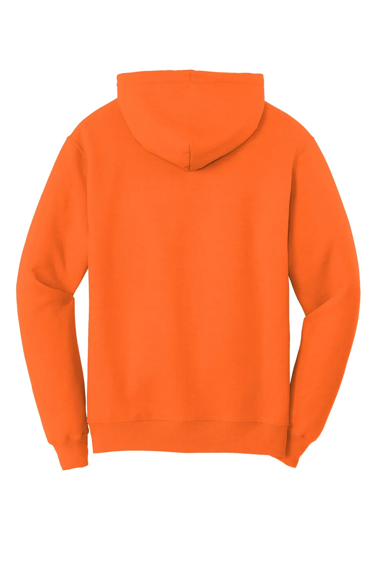 Port & Company Core Fleece Pullover Hooded Sweatshirt. PC78H S. Orange
