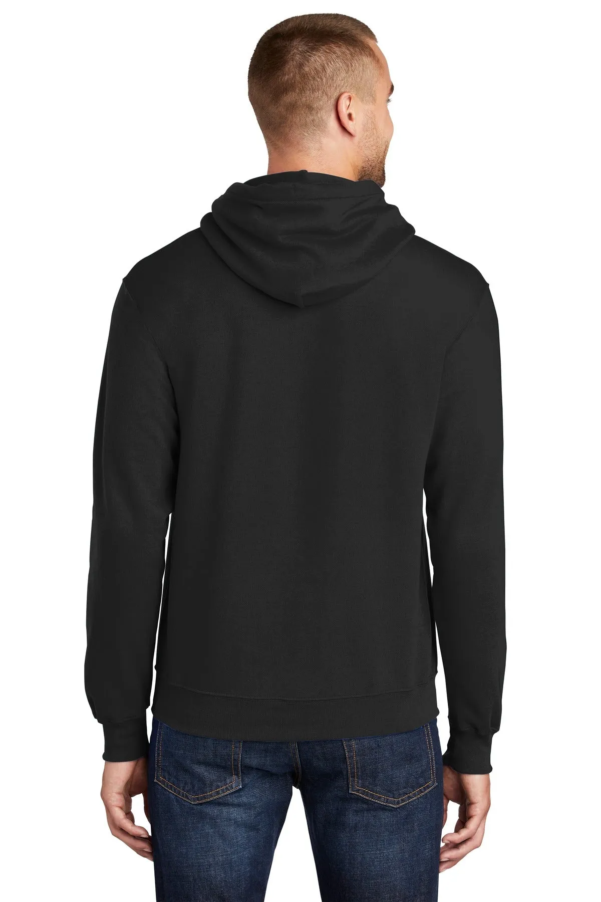 Port & Company  Tall Core Fleece Pullover Hooded Sweatshirt PC78HT Jet Black Tall