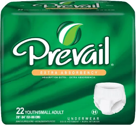 Prevail PV Extra Absorbency Protective Underwear Youth/Sm, Case