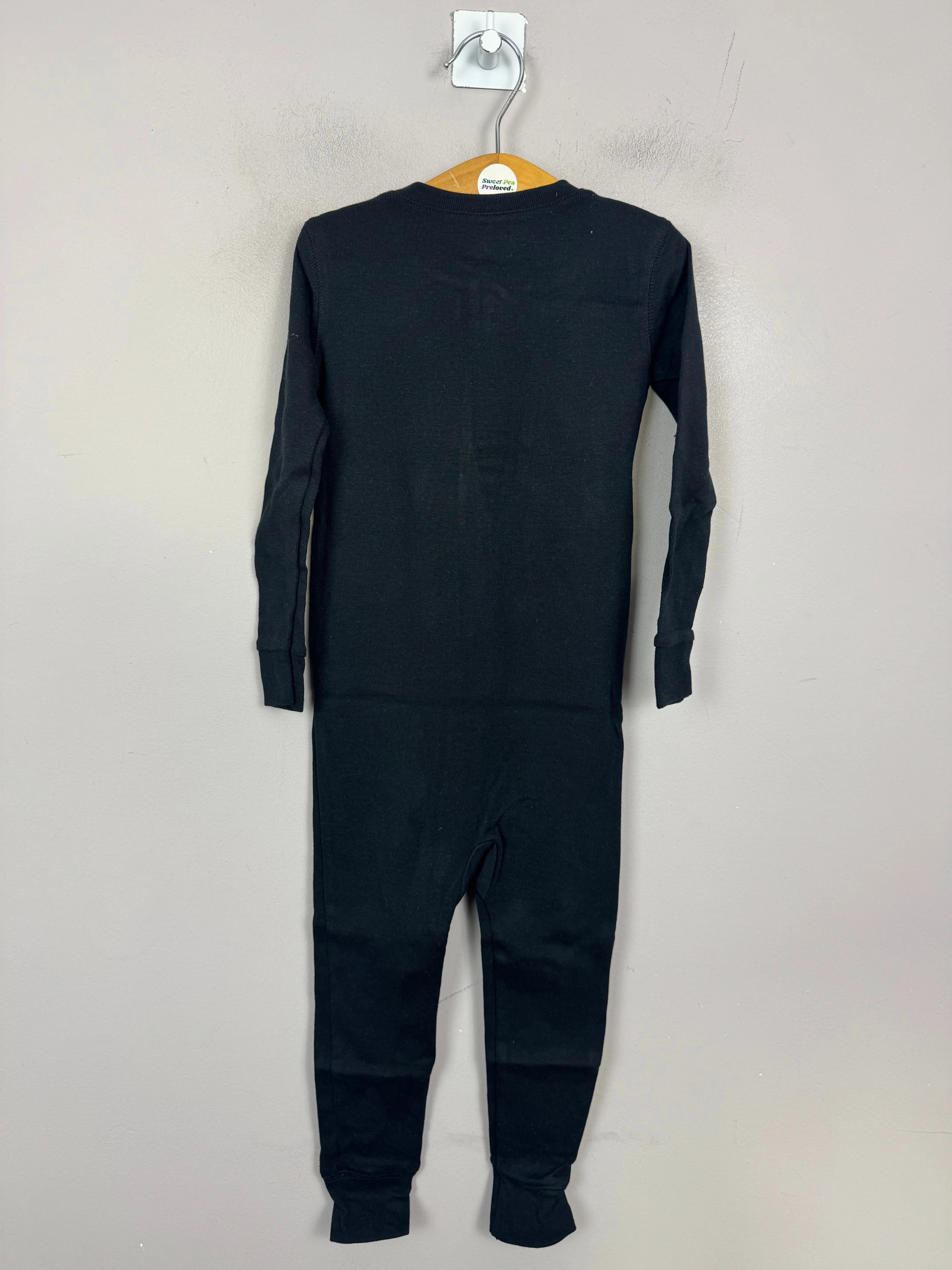 Primary Organic Footless Sleepsuit - Plain dye Black (New) 18-24m