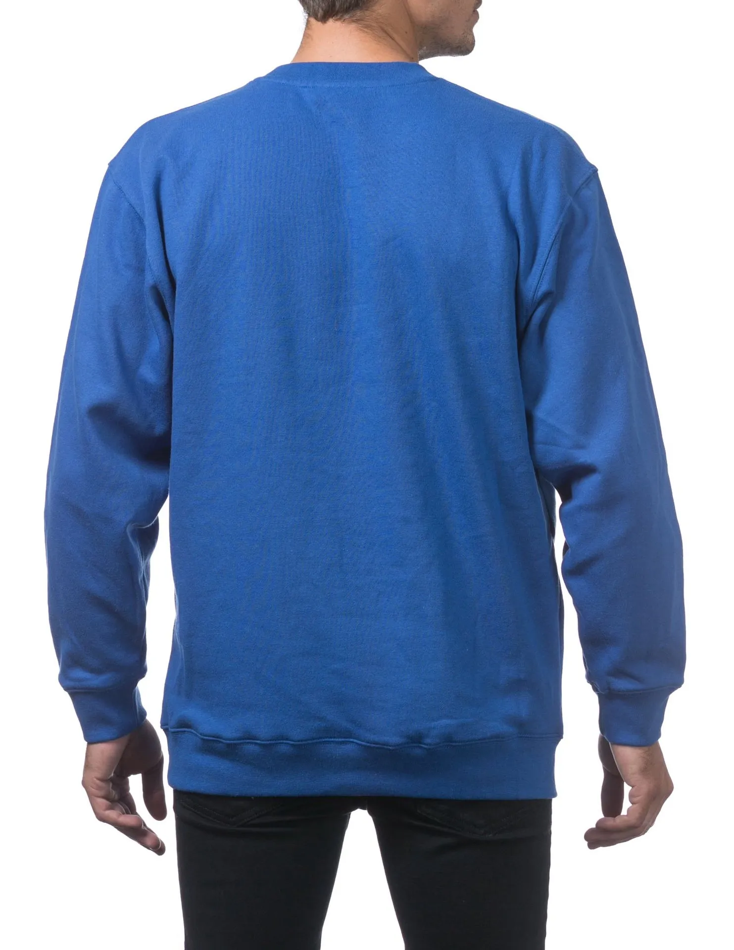 Pro Club Heavyweight Crew Neck Fleece Pullover Sweater (13oz) - ROYAL