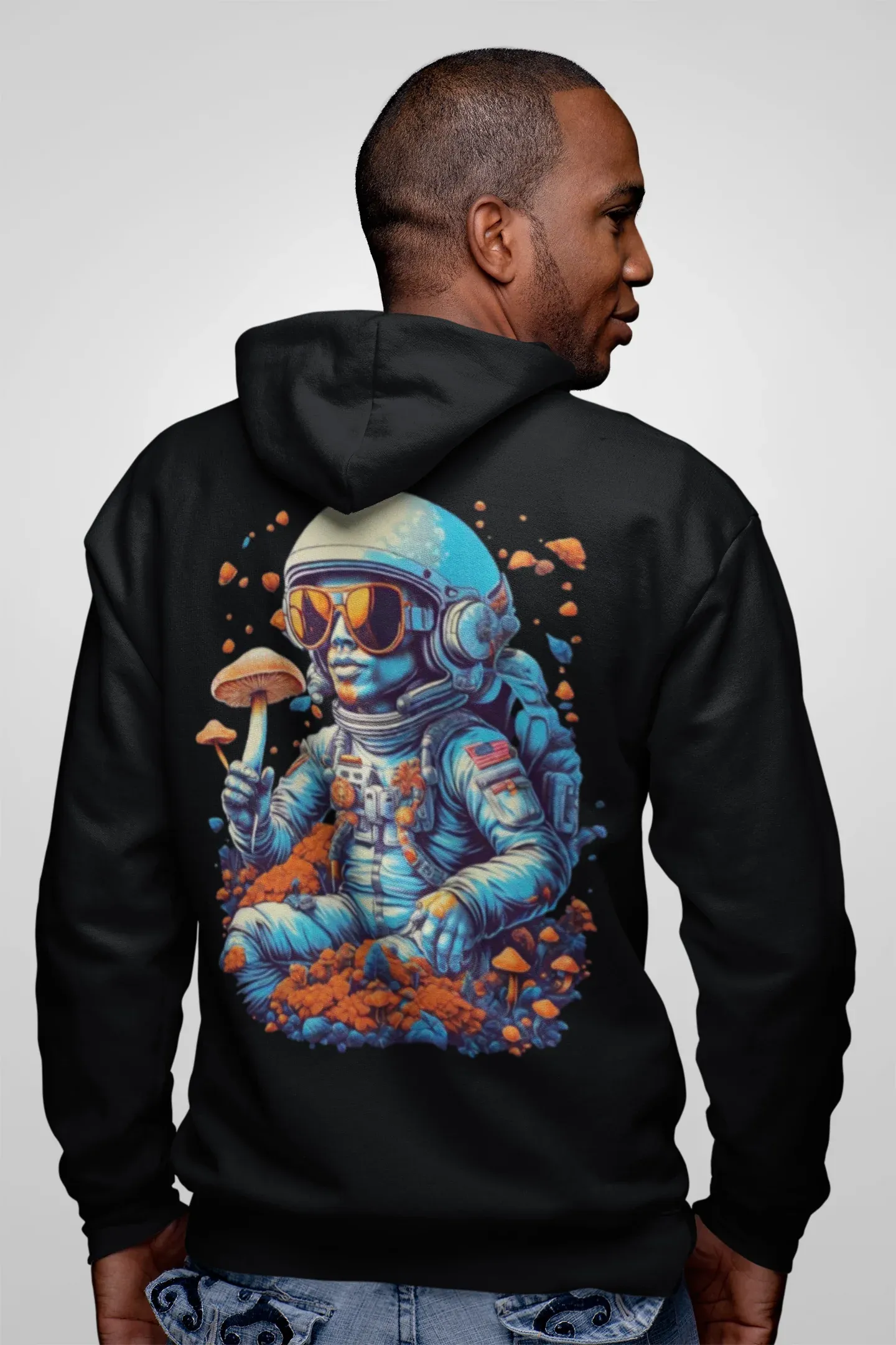 Psychedelic Hoodie | Psychedelic DJ Astronaut | Psychedelic Wear
