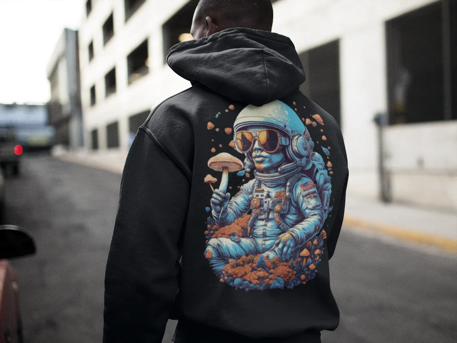 Psychedelic Hoodie | Psychedelic DJ Astronaut | Psychedelic Wear