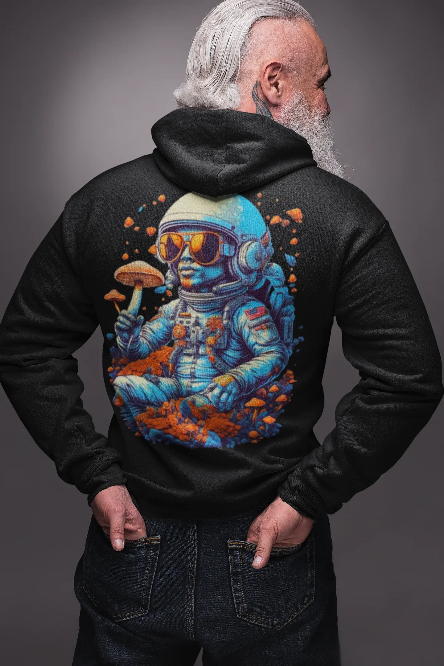 Psychedelic Hoodie | Psychedelic DJ Astronaut | Psychedelic Wear