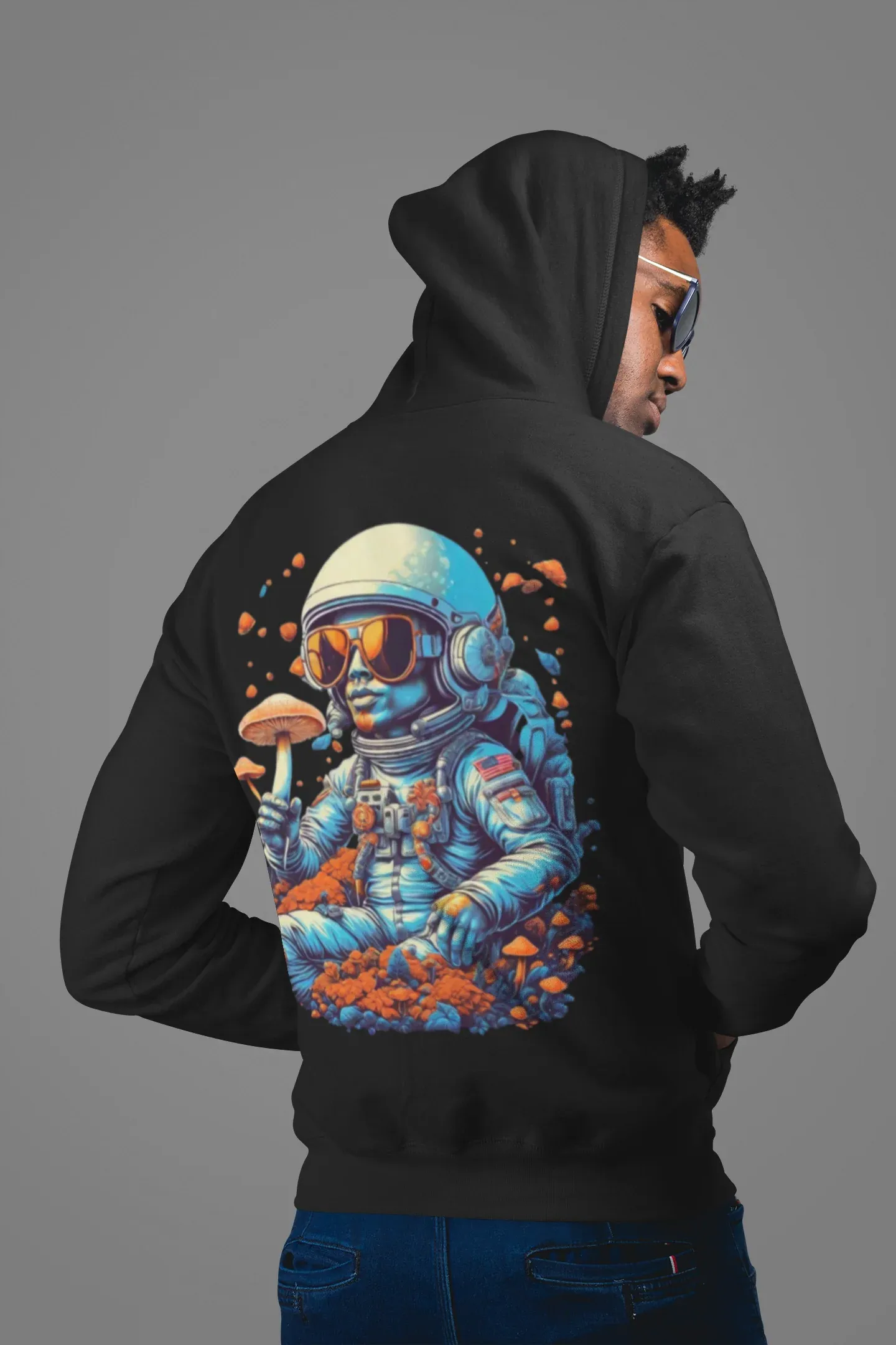 Psychedelic Hoodie | Psychedelic DJ Astronaut | Psychedelic Wear
