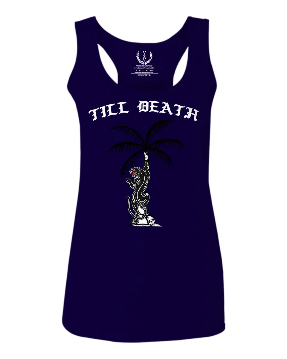 Puma Summer Palm Tattoo Cool obei Society Graphic Street Good Vibe Till Death  women's Tank Top sleeveless Racerback