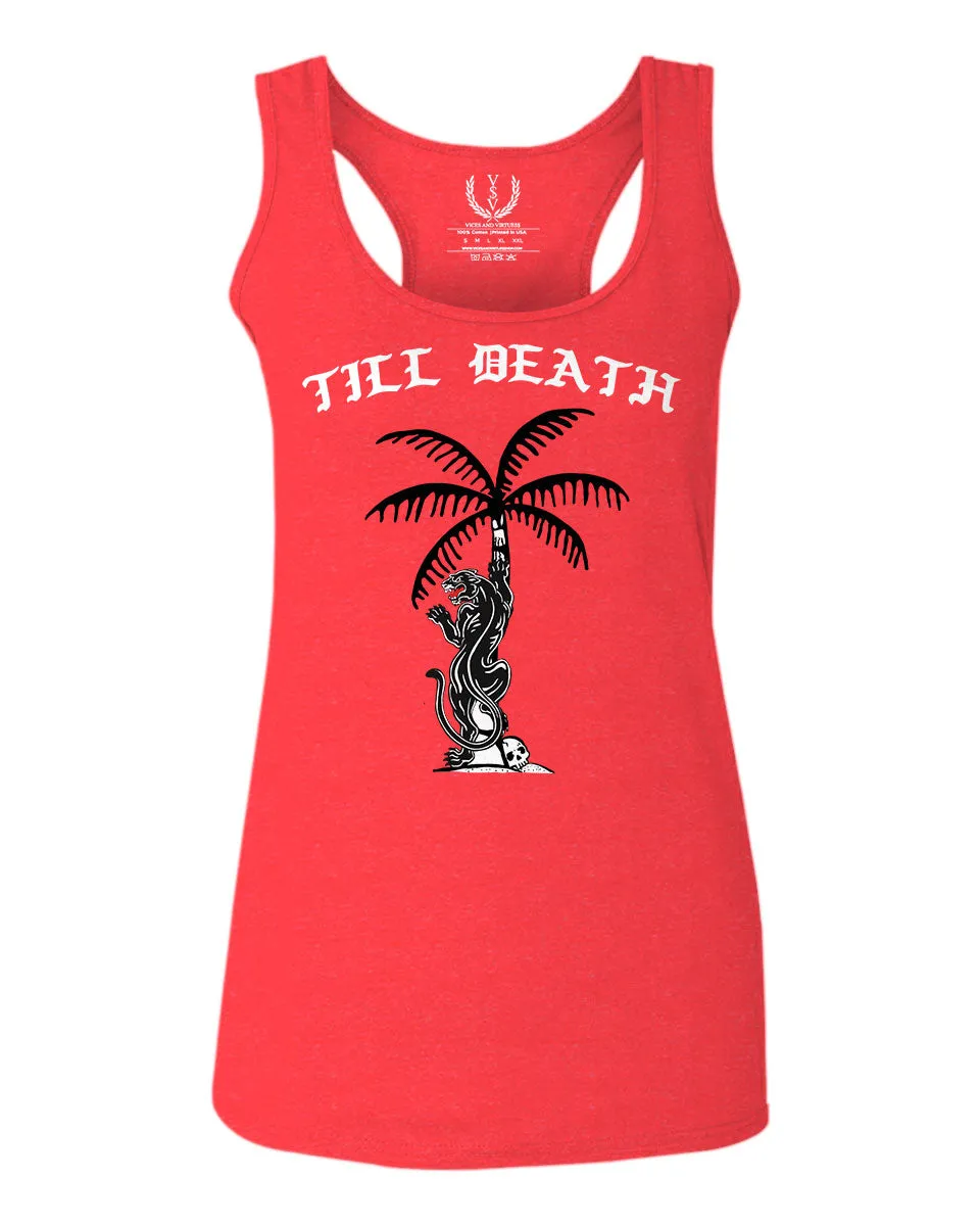 Puma Summer Palm Tattoo Cool obei Society Graphic Street Good Vibe Till Death  women's Tank Top sleeveless Racerback