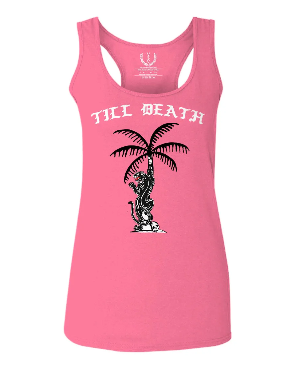 Puma Summer Palm Tattoo Cool obei Society Graphic Street Good Vibe Till Death  women's Tank Top sleeveless Racerback