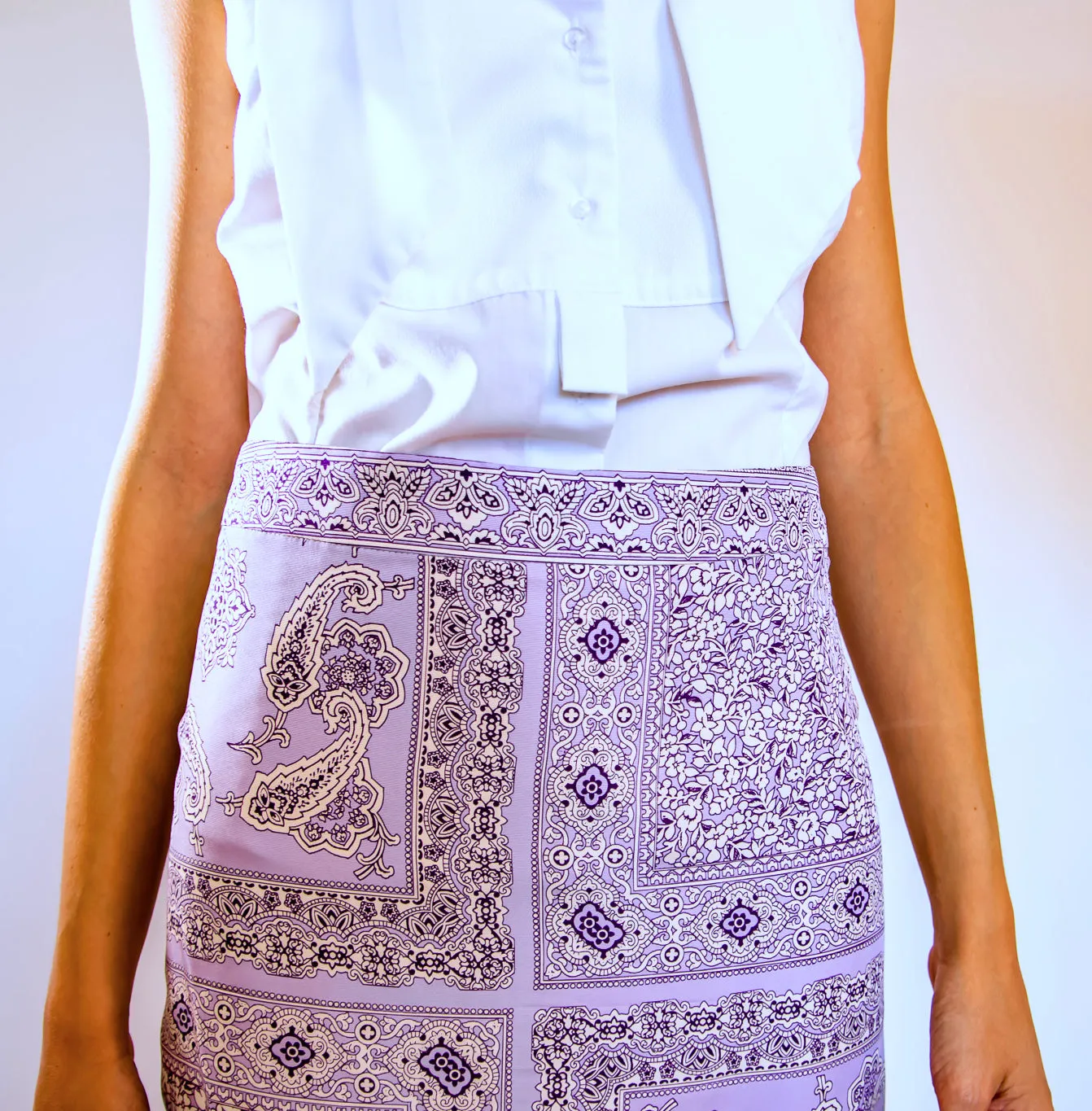 Purple Bandana Skirt