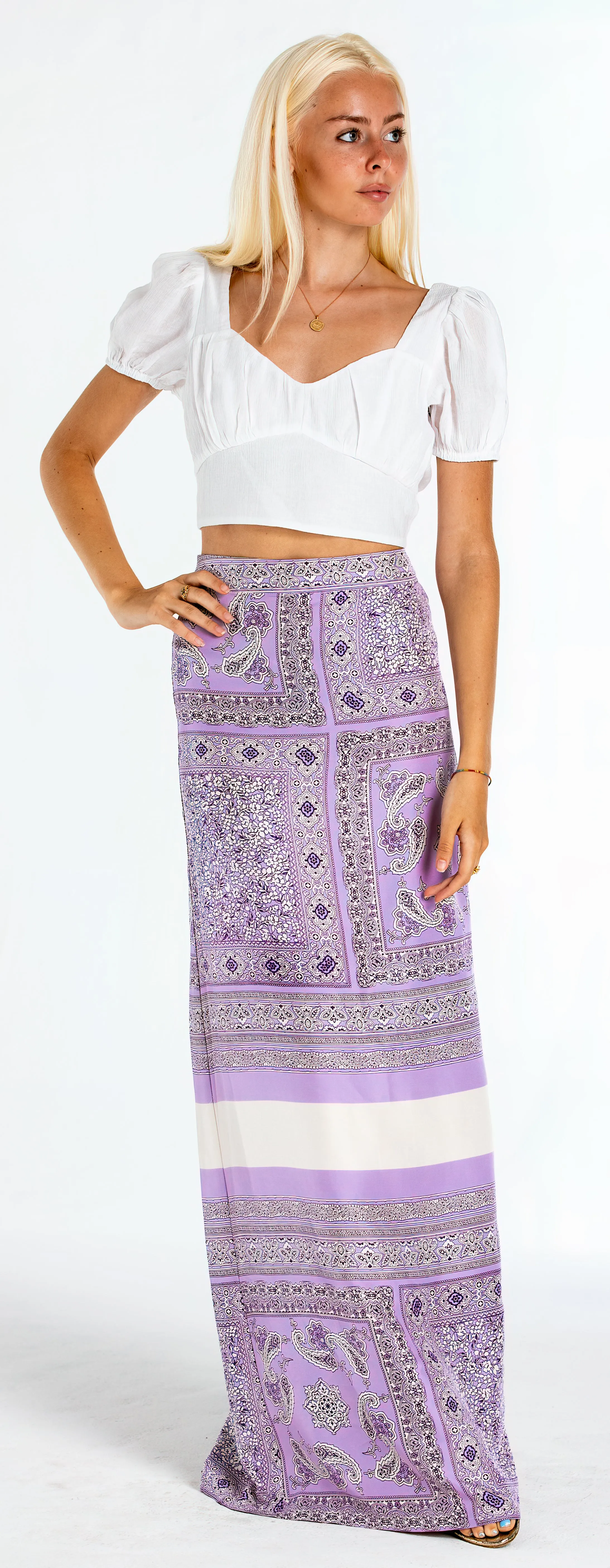 Purple Bandana Skirt