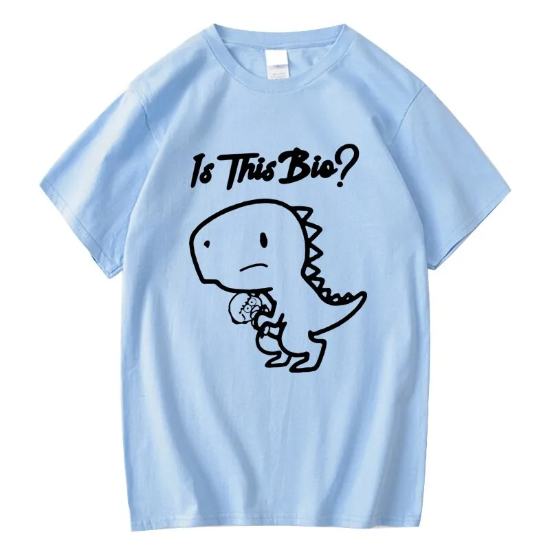 Quality Cotton Dinosaur Print Men's T-shirt