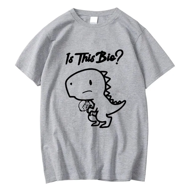 Quality Cotton Dinosaur Print Men's T-shirt