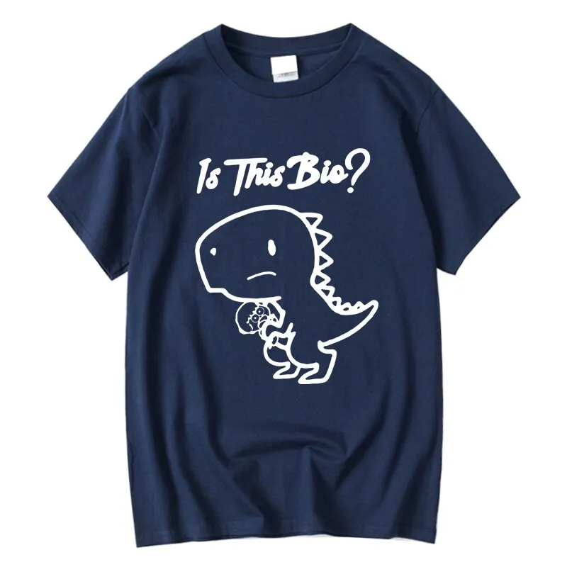 Quality Cotton Dinosaur Print Men's T-shirt