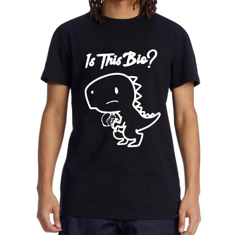 Quality Cotton Dinosaur Print Men's T-shirt