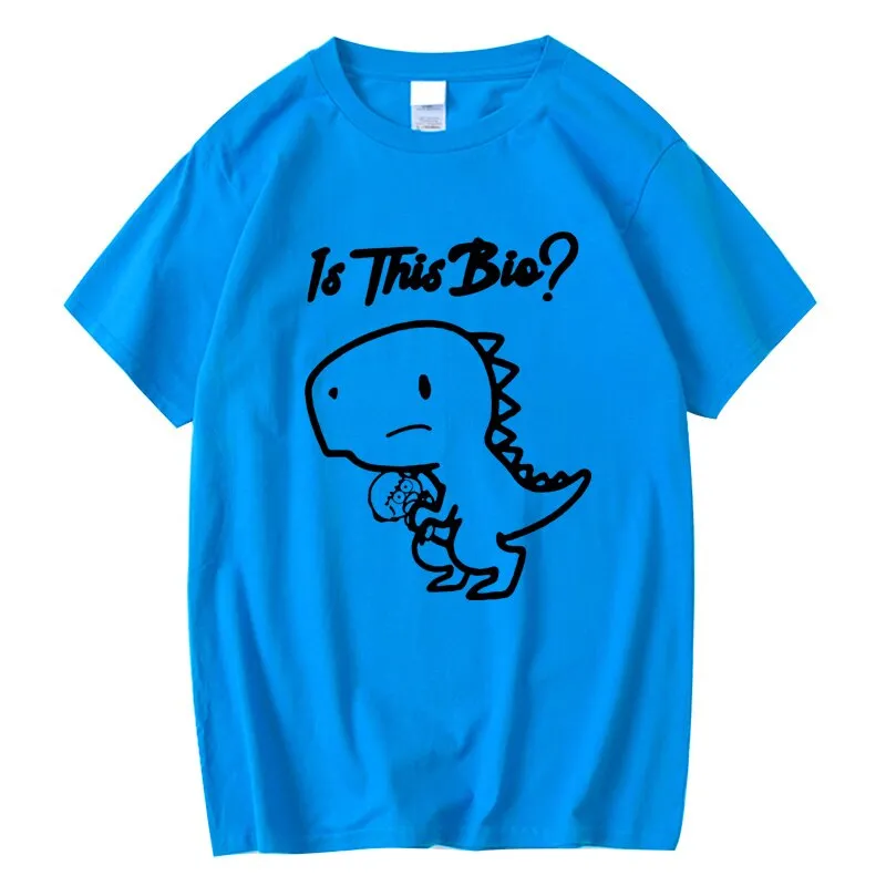 Quality Cotton Dinosaur Print Men's T-shirt