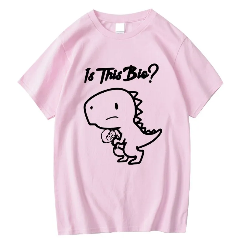 Quality Cotton Dinosaur Print Men's T-shirt