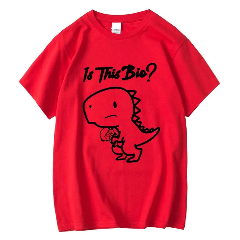 Quality Cotton Dinosaur Print Men's T-shirt