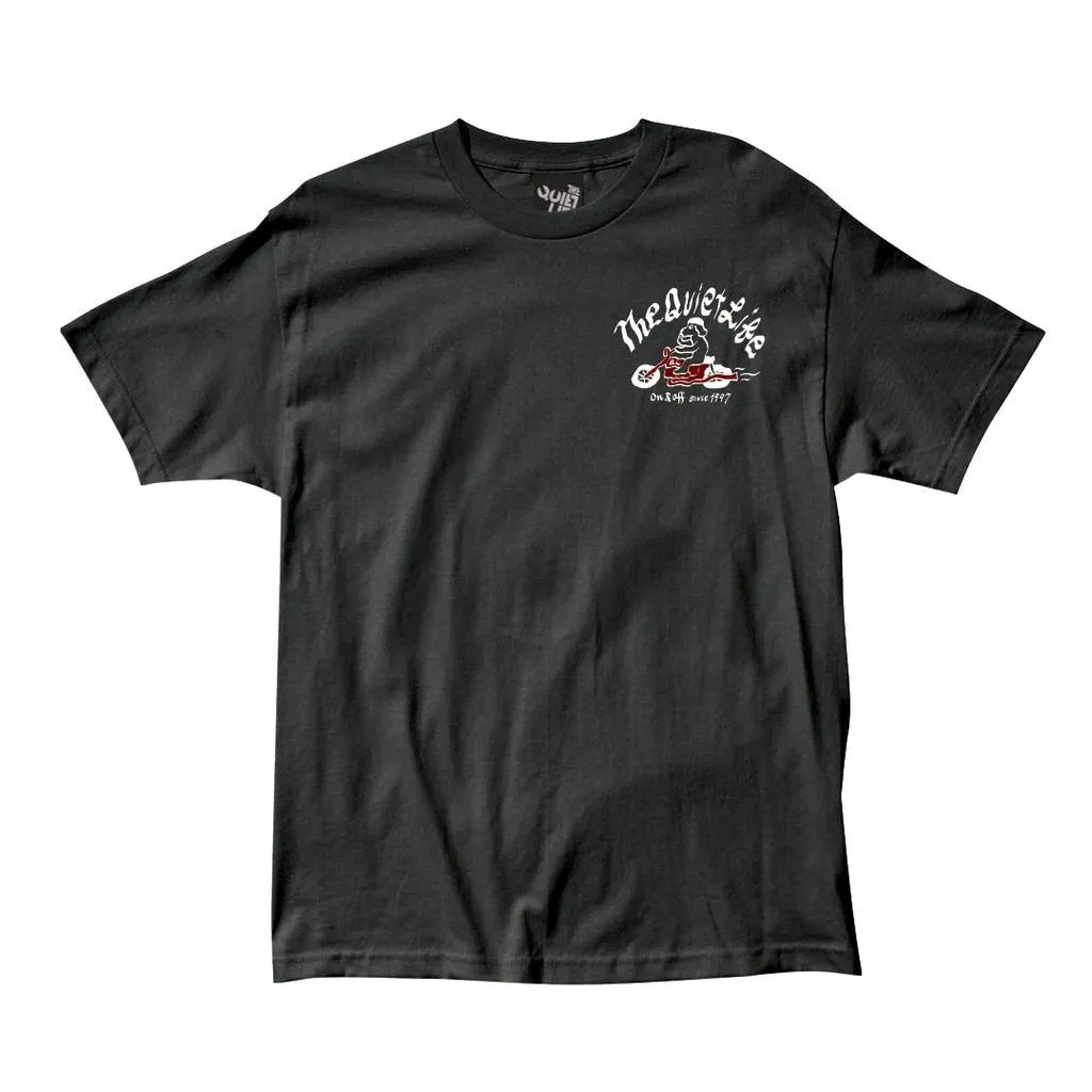 QUIET LIFE Moto Dog Shop Tee Black