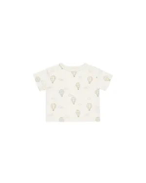 Quincy Mae - Boxy Tee - Hot Air Balloons