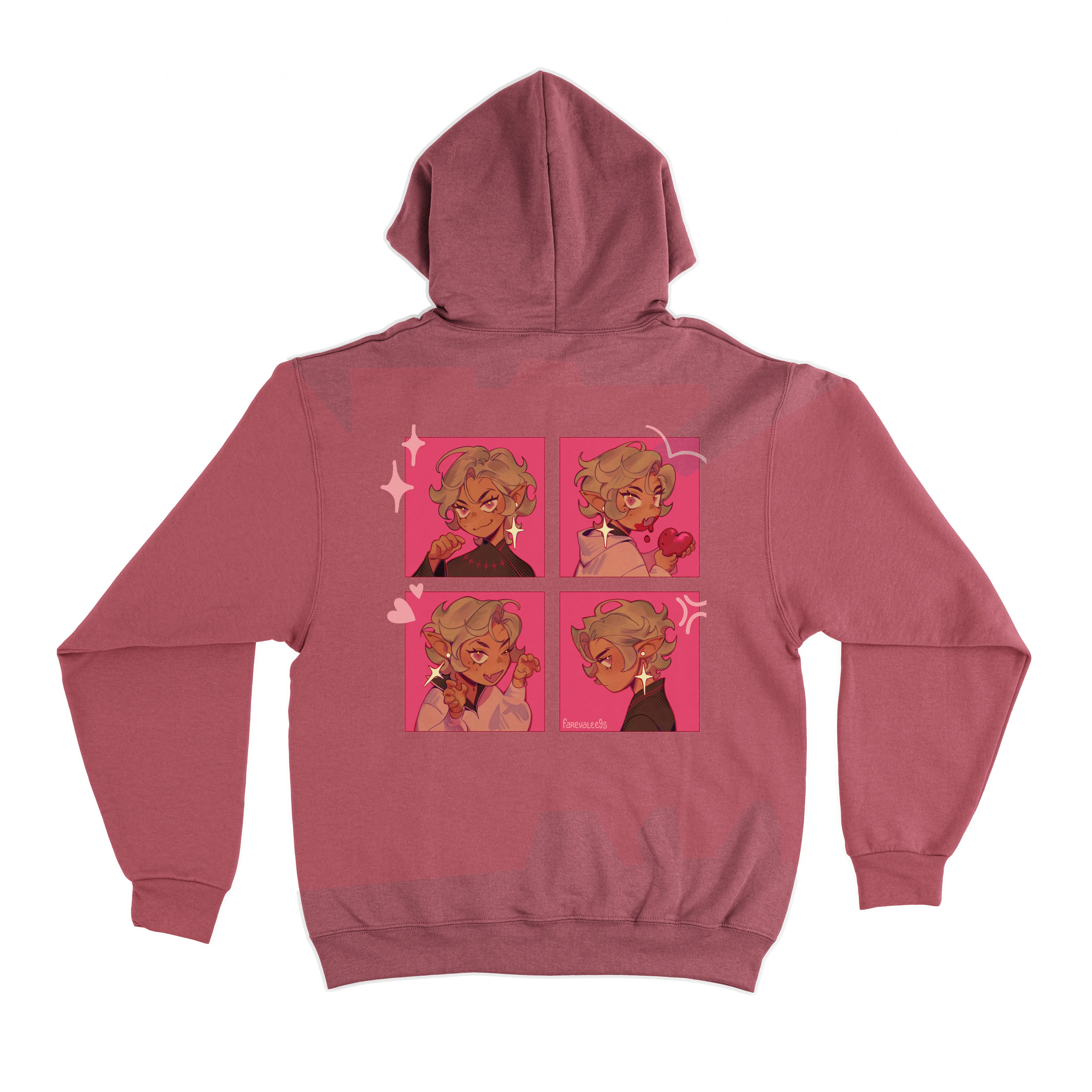 "2" Basic Hoodie White/Beige (Copy)
