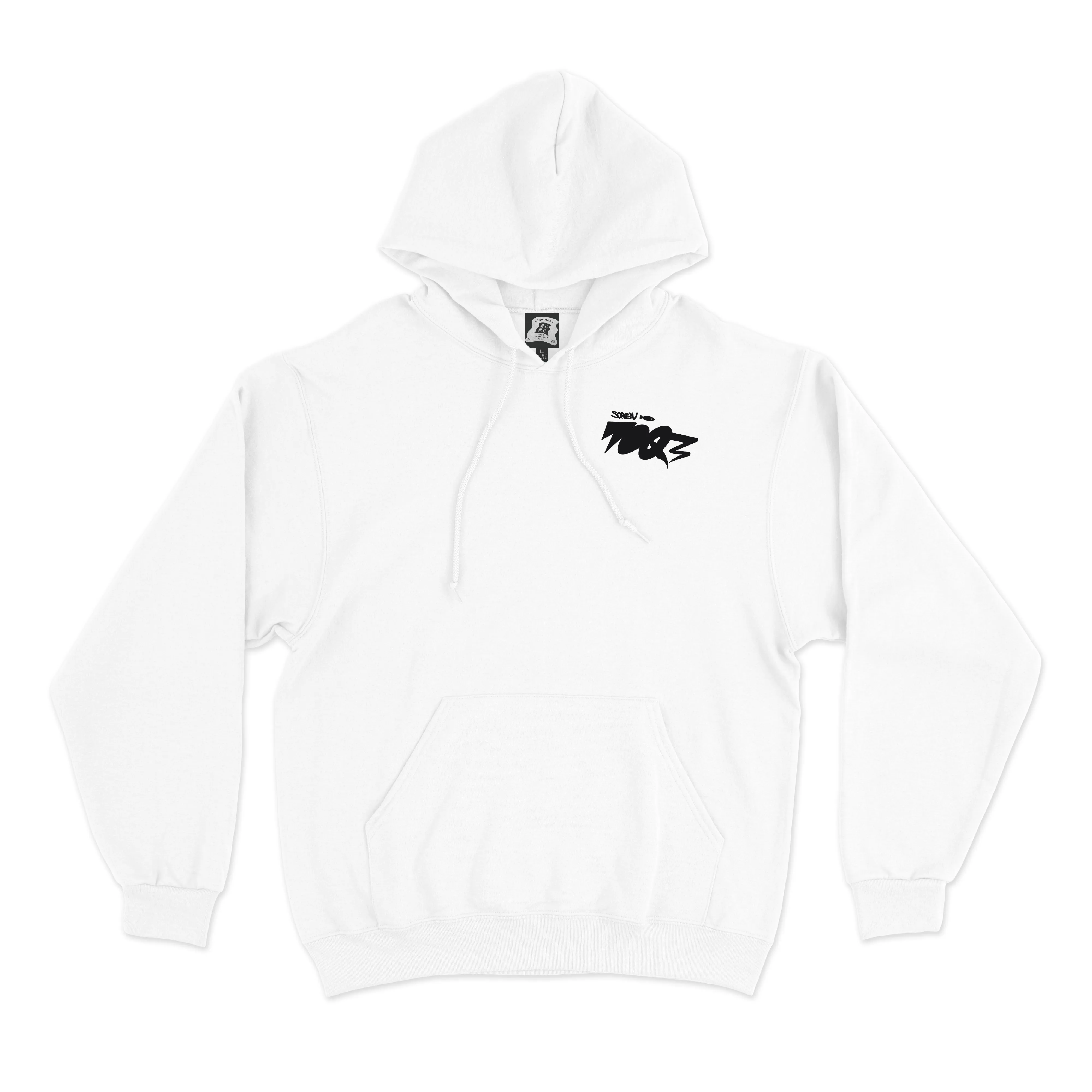 "Borzoi Sisters" Basic Hoodie Black/White