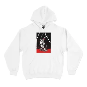 "Disappear" Basic Hoodie White