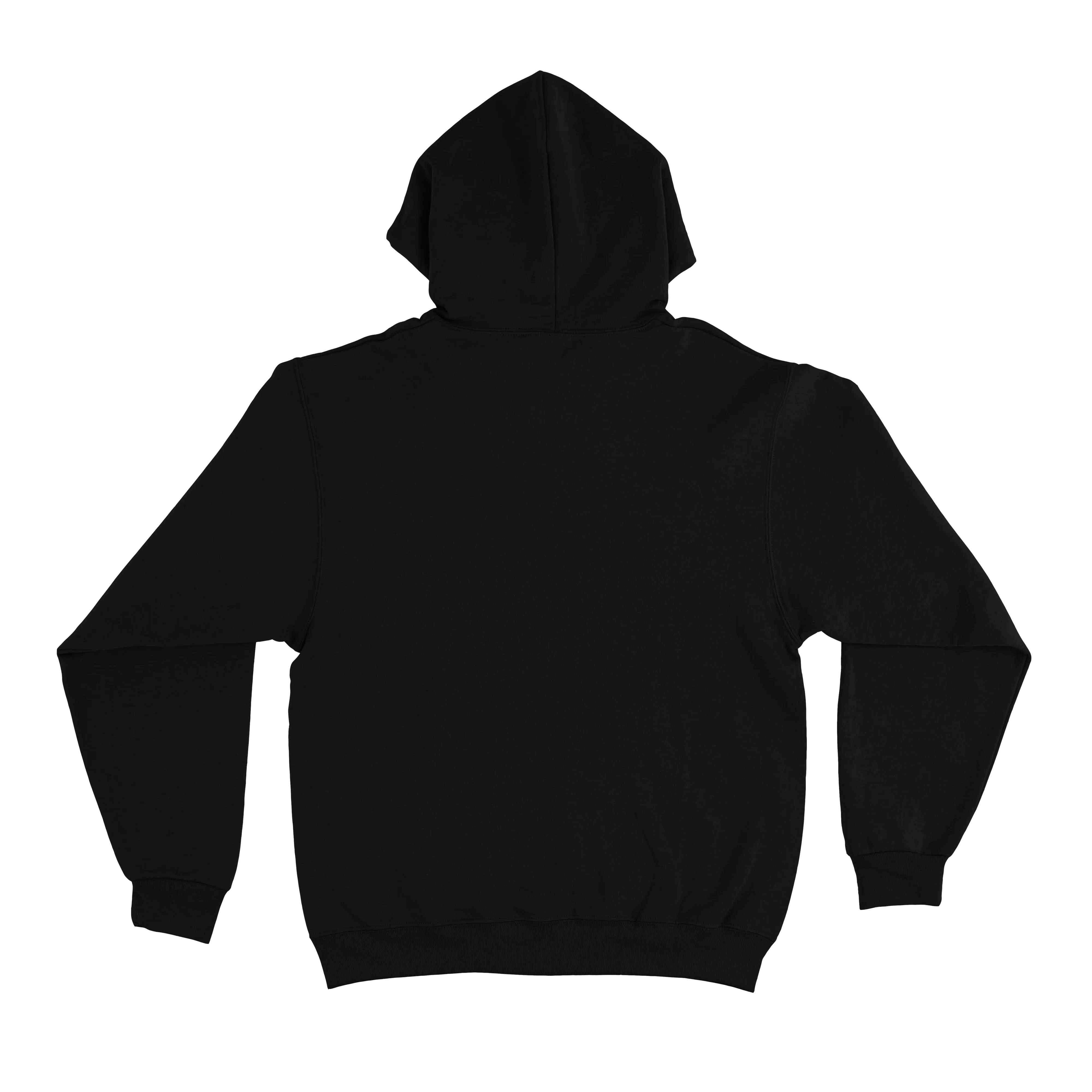 "Ghost" Basic Hoodie Black