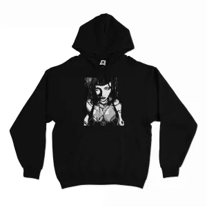 "Goth Girl" Basic Hoodie Black